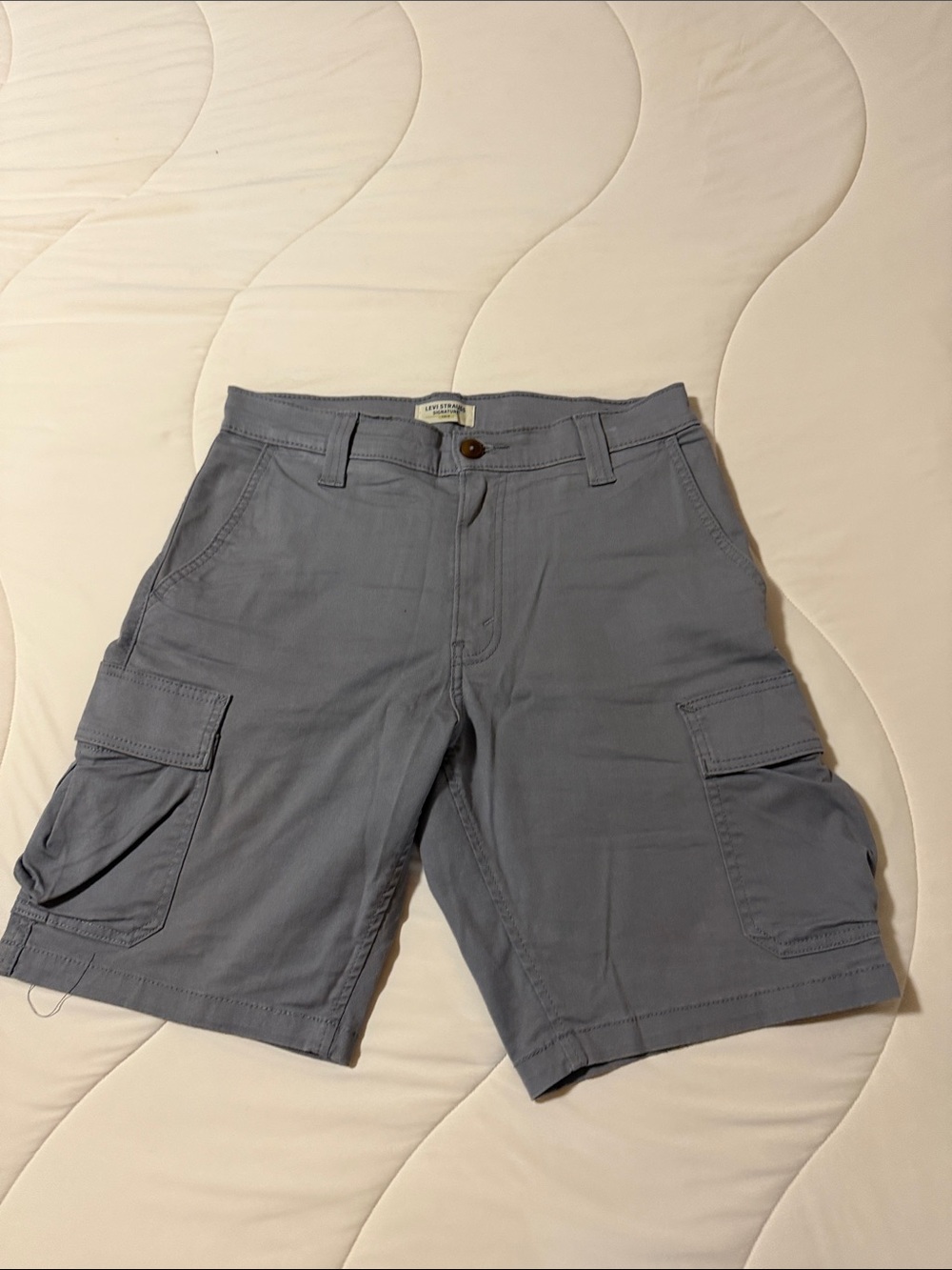 Signature by Levi Strauss Slate Gray Cargo Shorts
